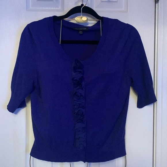 Express Design Studio Blue Cardigan Size M #66 - Picture 1 of 10